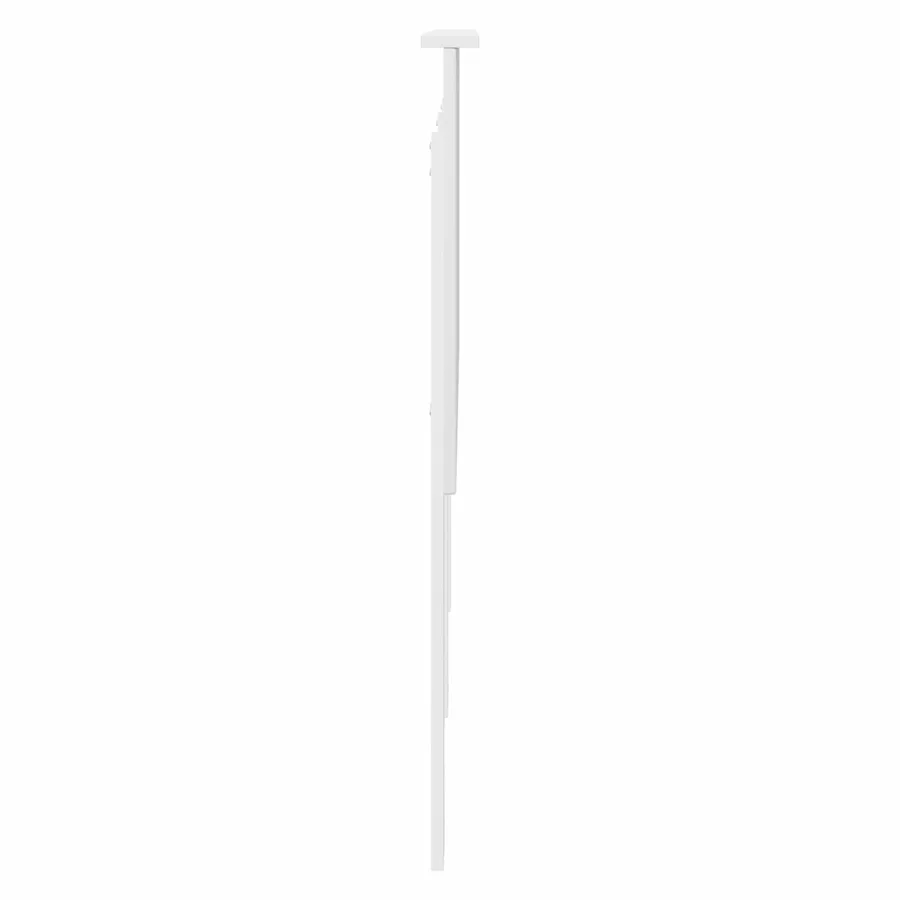 Tête de lit Blanc Brillant 160 cm Bois d'ingénierie - 5