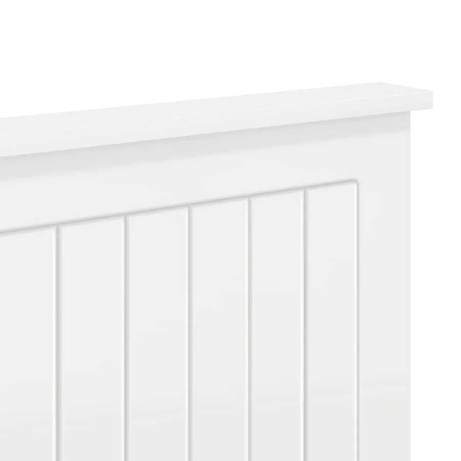 Tête de lit Blanc Brillant 160 cm Bois d'ingénierie - 7