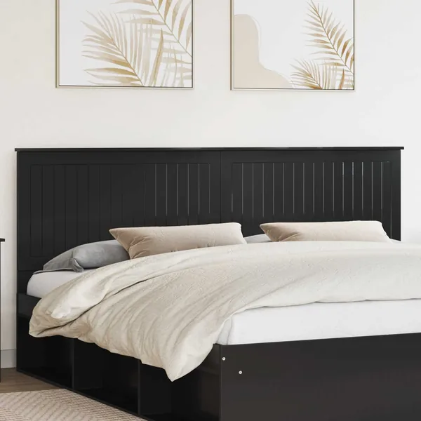 Tête de lit Chêne noir 200 cm Bois d'ingénierie