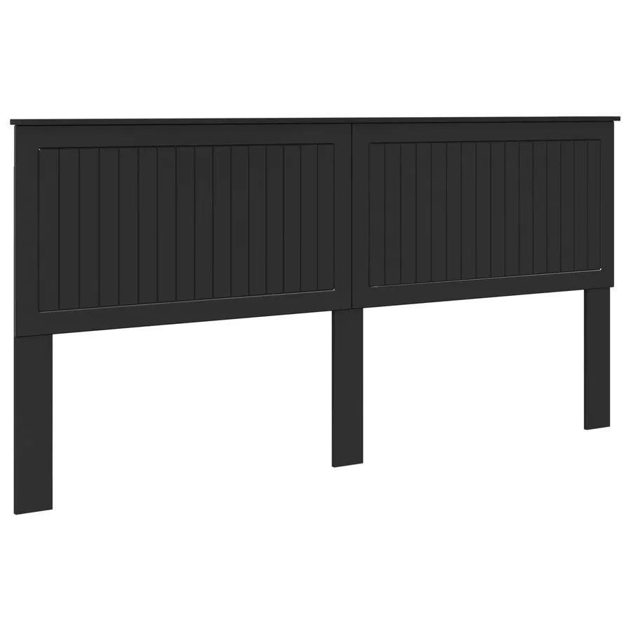 Tête de lit Chêne noir 200 cm Bois d'ingénierie - 2