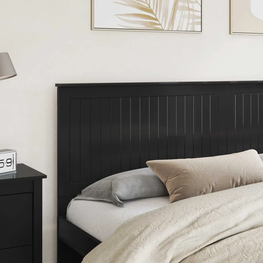 Tête de lit Chêne noir 200 cm Bois d'ingénierie - 3