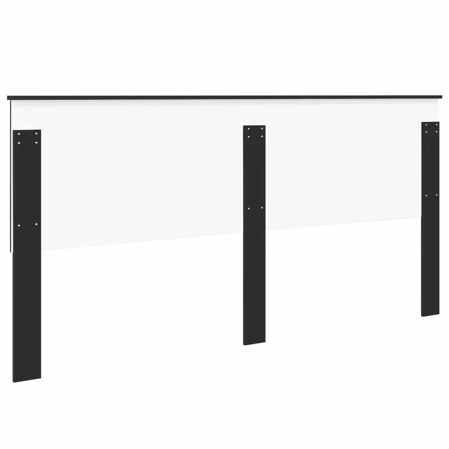 Tête de lit Chêne noir 200 cm Bois d'ingénierie - 6