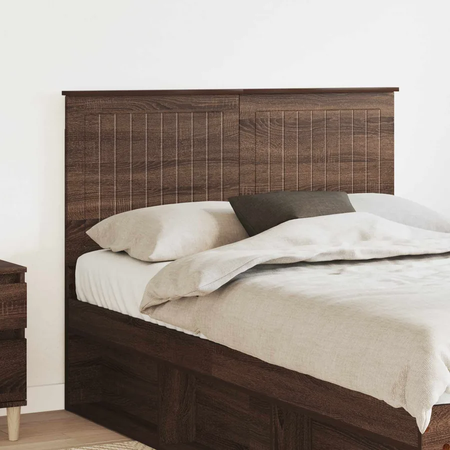 Tête de lit Chêne brun 120 cm Bois d'ingénierie