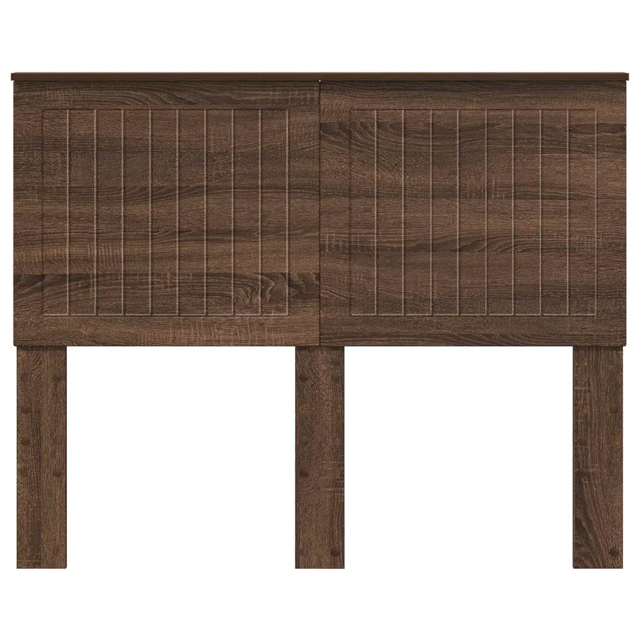Tête de lit Chêne brun 120 cm Bois d'ingénierie - 4
