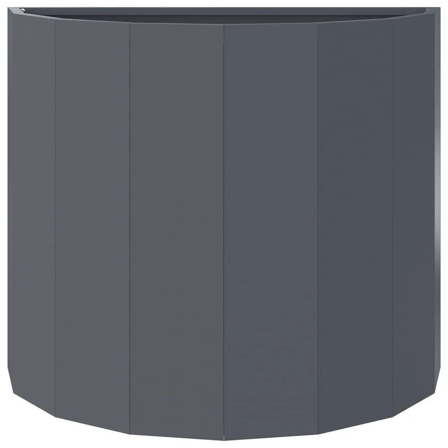 Jardinière Anthracite 60 x 30 x 50 cm Acier - 5