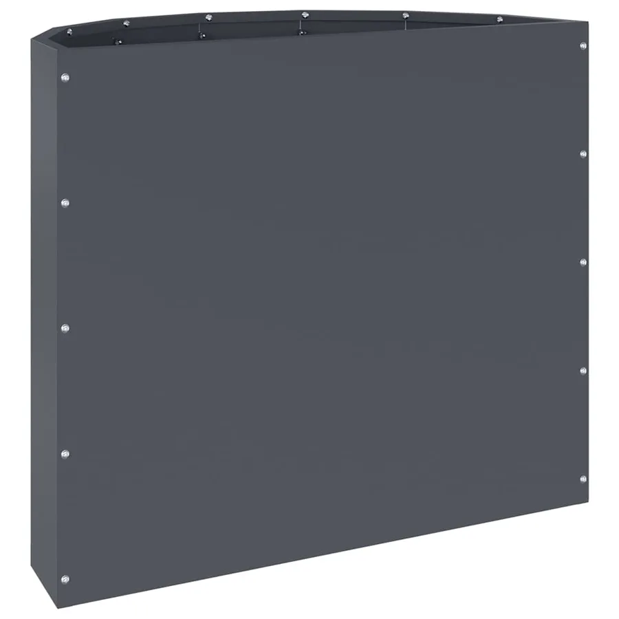 Jardinière Anthracite 60 x 30 x 50 cm Acier - 7
