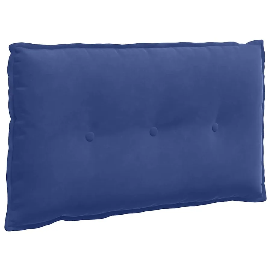Coussin de Dos Bleu police 80 x 50 cm Tissu en velours côtelé - 2