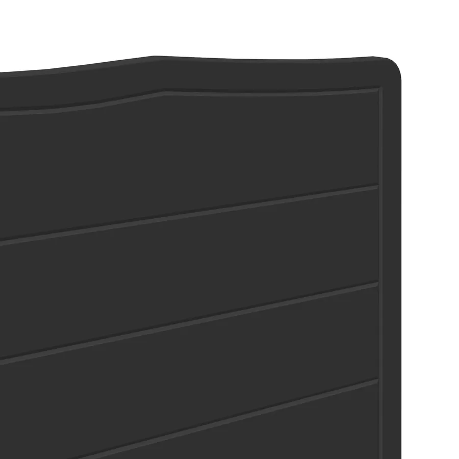 Tête de lit Chêne noir Bois d'ingénierie - 7