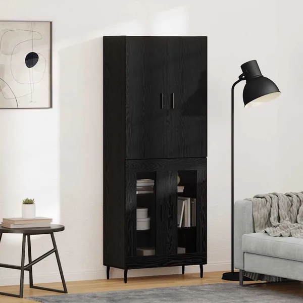 Haut Armoire 2 pcs Chêne artisanal 69,5 x 34 x 180 cm