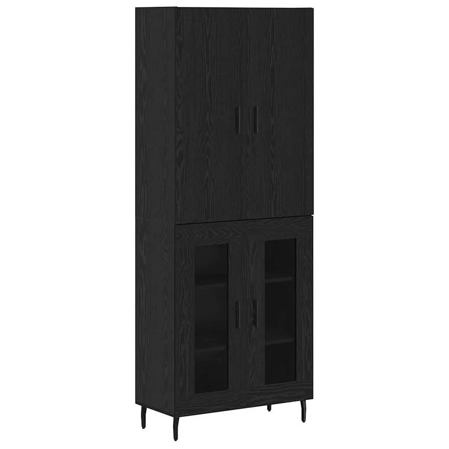 Haut Armoire 2 pcs Chêne artisanal 69,5 x 34 x 180 cm - 2