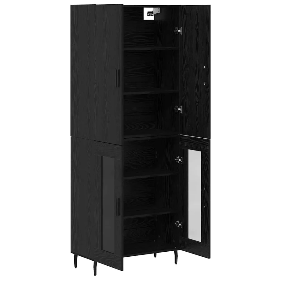 Haut Armoire 2 pcs Chêne artisanal 69,5 x 34 x 180 cm - 7