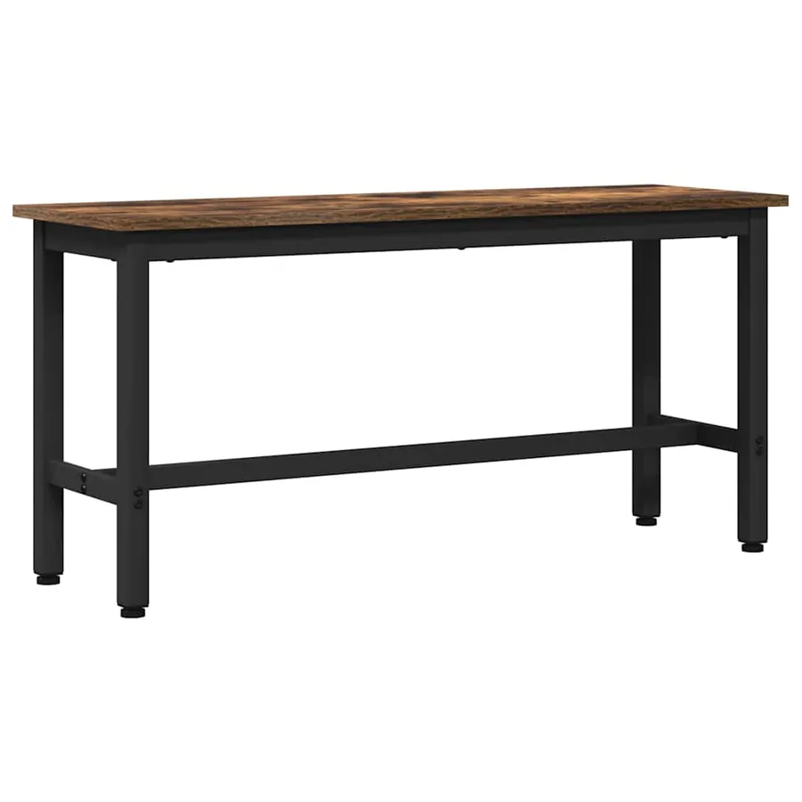 Banc de salle à manger Chêne fumé 100 x 32,5 x 48,5 cm - 2