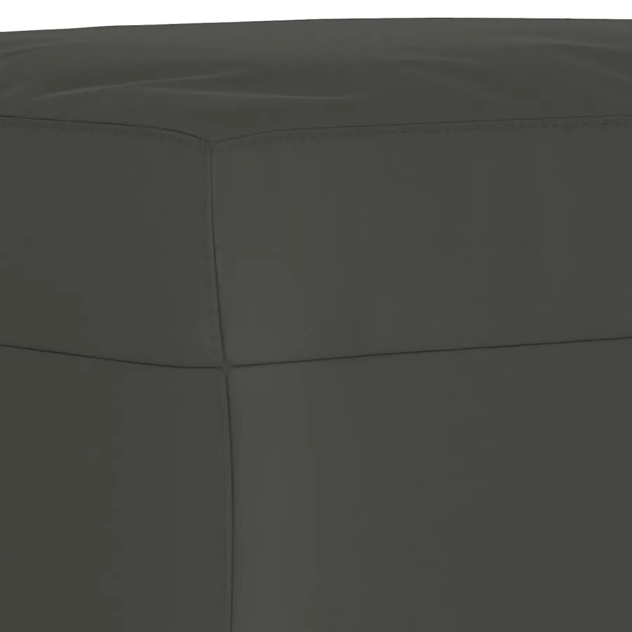 Banc Gris foncé 70x35x41 cm Tissu microfibre - 5