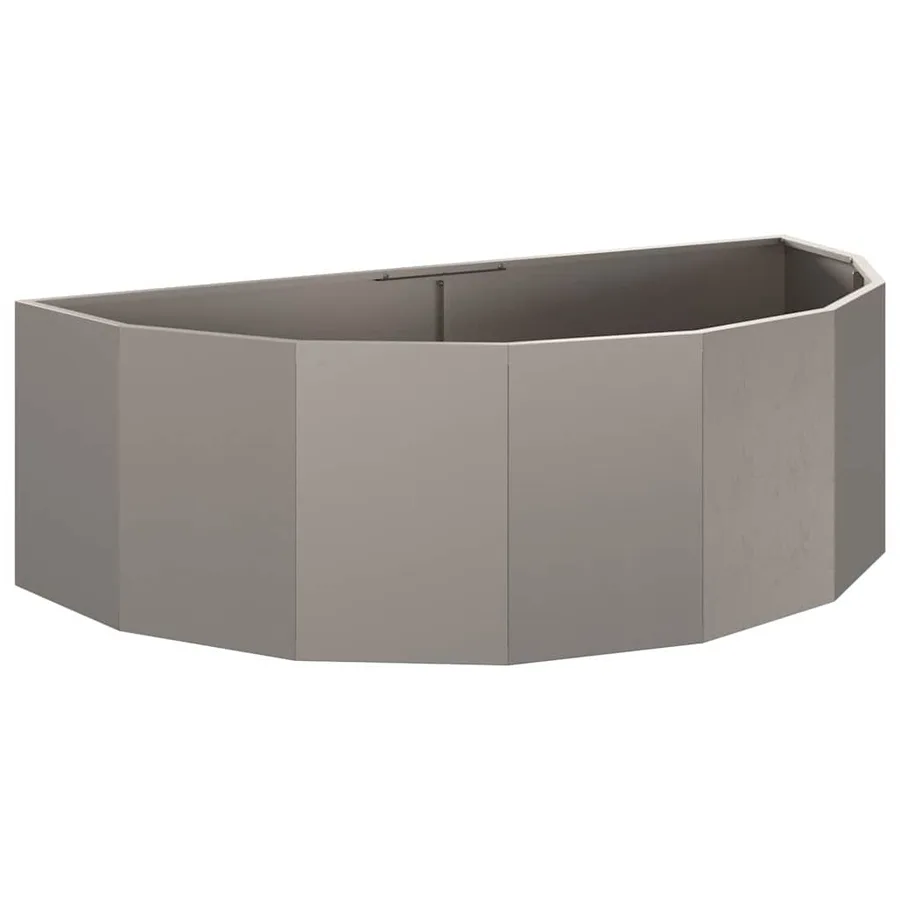 Jardinière Rouillé 120 x 60 x 35 cm Acier patiné - 5
