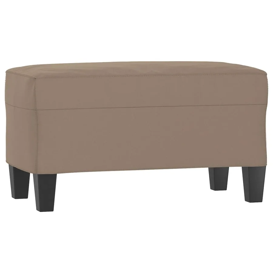 Banc Taupe 70x35x41 cm Tissu microfibre - 2