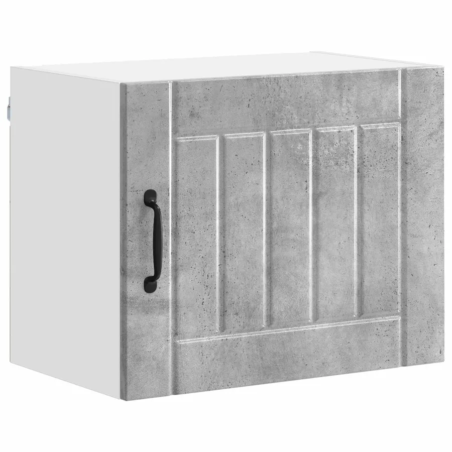 Meuble mural LUCCA 2 pcs Gris béton 50 x 31 x 40 cm - 5
