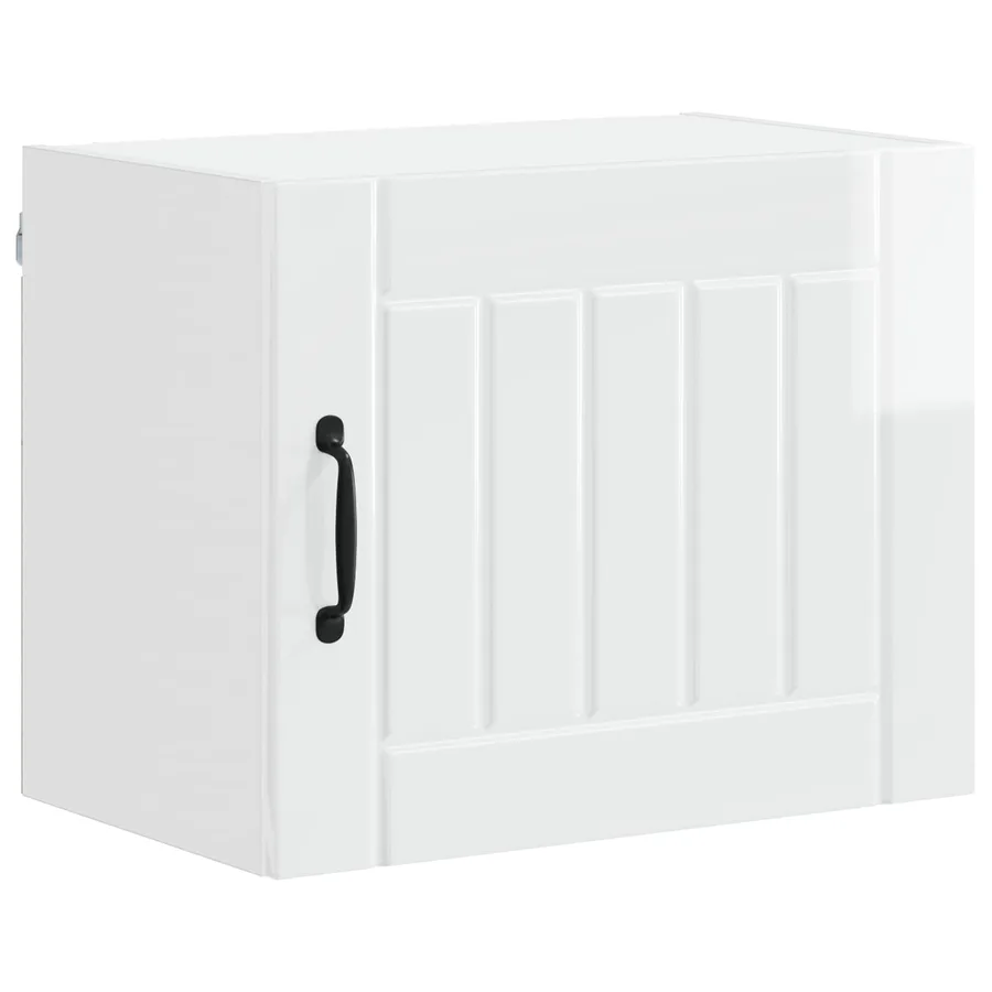 Meuble mural LUCCA 2 pcs Blanc brillant 50 x 31 x 40 cm - 5