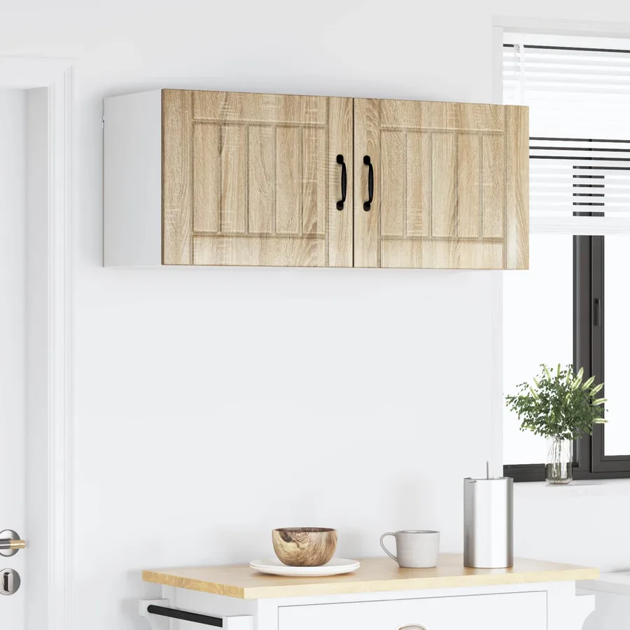Meuble mural LUCCA 2 pcs Chêne Sonoma 50 x 31 x 40 cm - 4