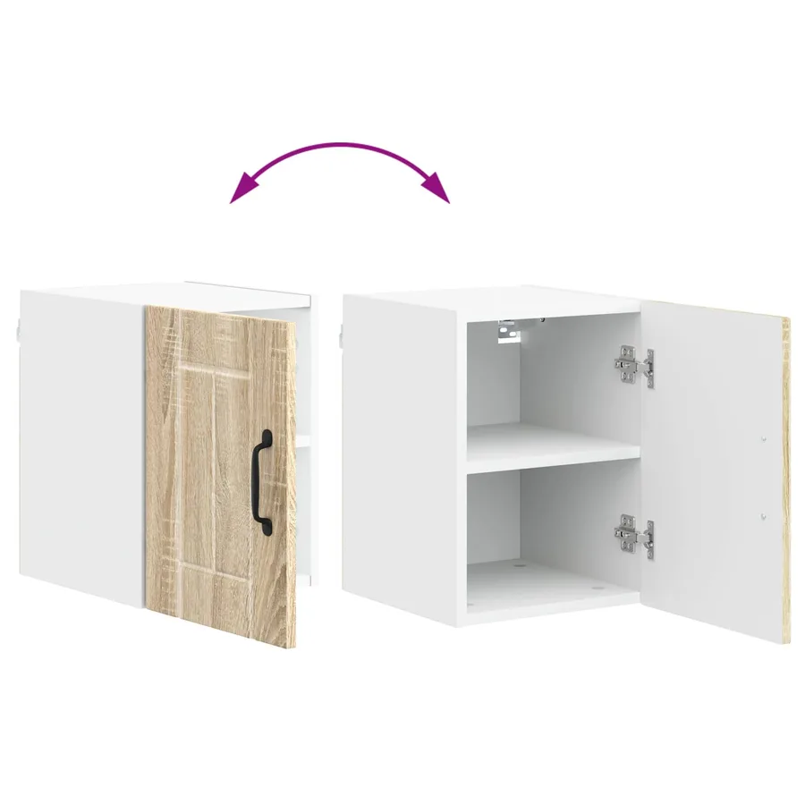 Meuble mural LUCCA 2 pcs Chêne Sonoma 30 x 31 x 40 cm - 12
