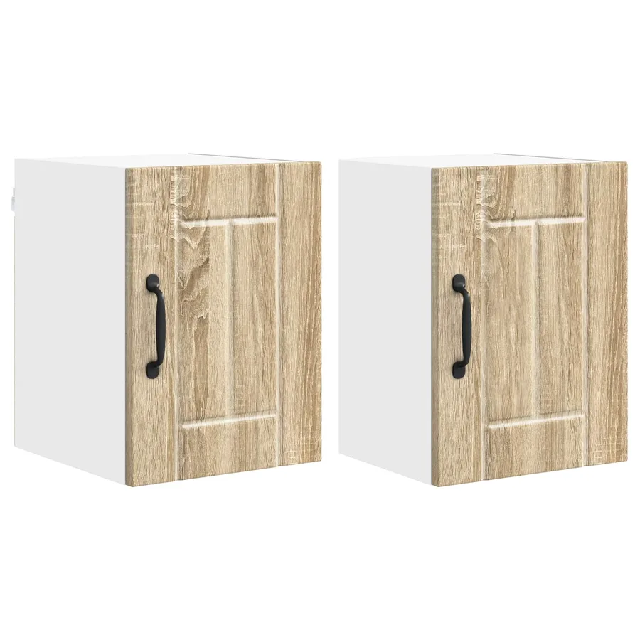 Meuble mural LUCCA 2 pcs Chêne Sonoma 30 x 31 x 40 cm - 2