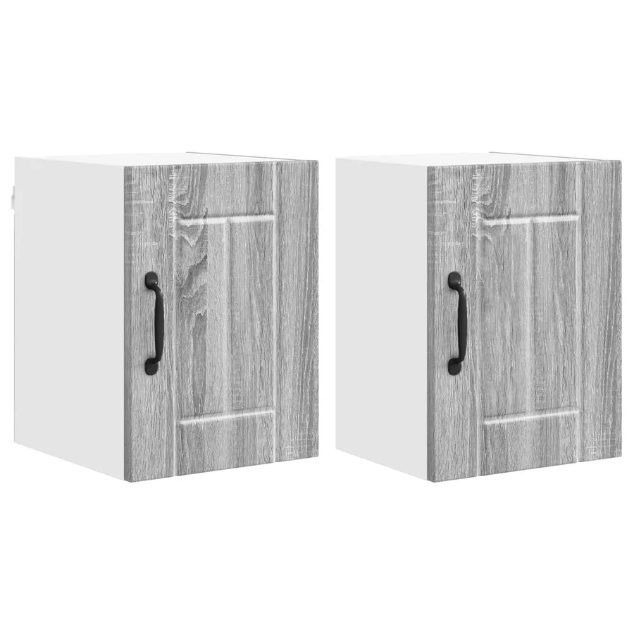 Meuble mural LUCCA 2 pcs Sonoma gris 30 x 31 x 40 cm - 2