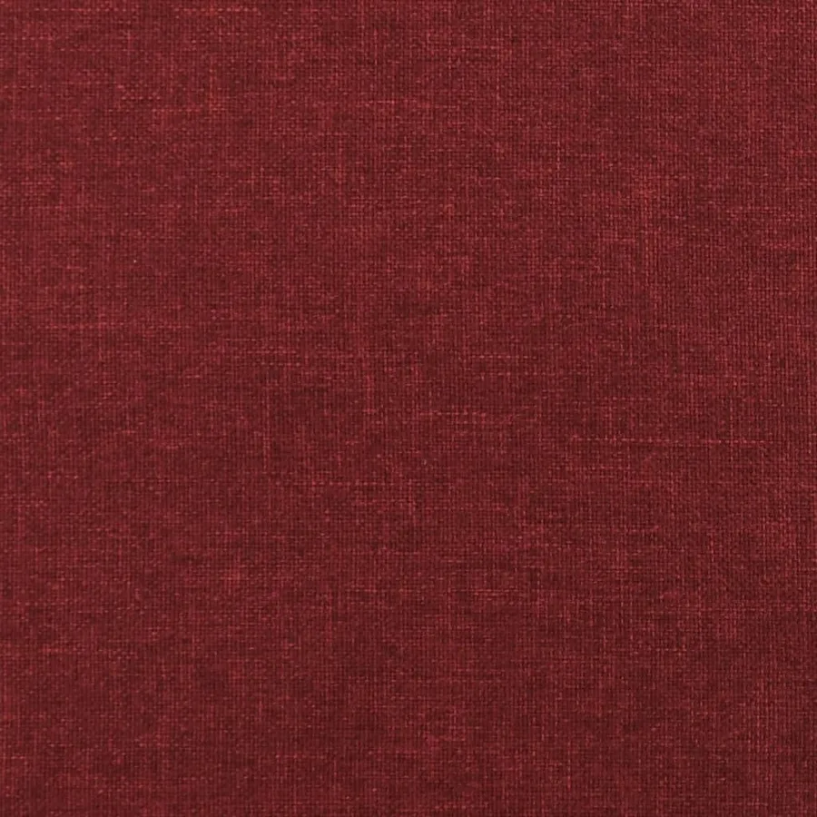 Banc Rouge bordeaux 100x35x41 cm Tissu - 6