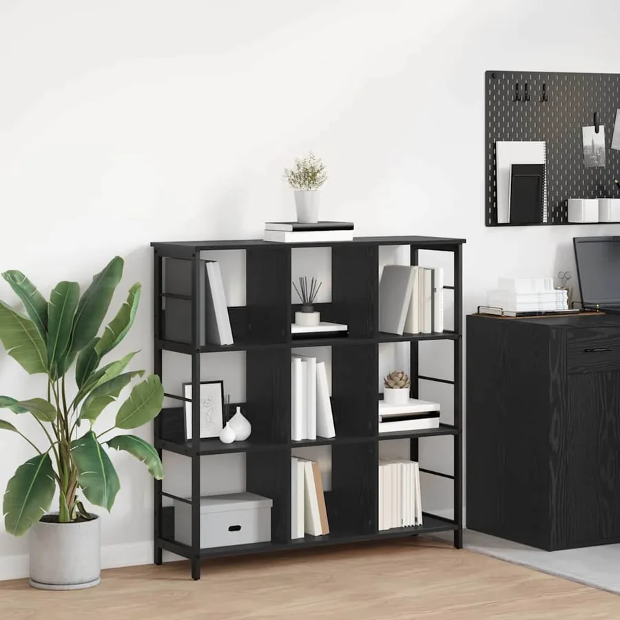Étagère Chêne noir 102 x 32 x 104,5 cm Bois d'ingénierie