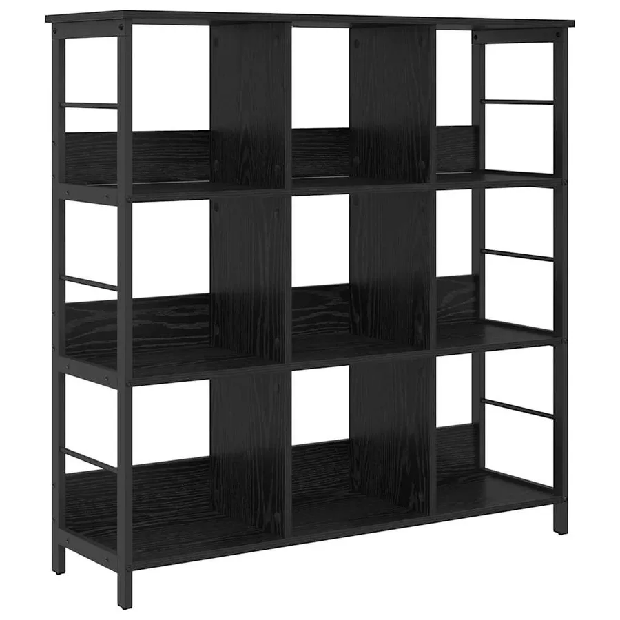 Étagère Chêne noir 102 x 32 x 104,5 cm Bois d'ingénierie - 2