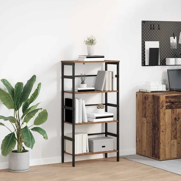 Étagère Bois Ancien 60 x 29,5 x 115 cm Bois d'ingénierie