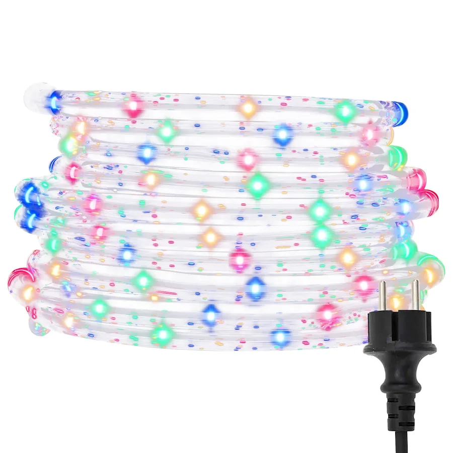 Lumière en corde avec 2400 LED Multicolore 100 m PVC - 2