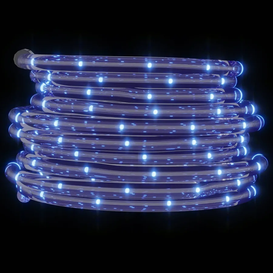 Lumière en corde avec 2400 LED Blanc Froid 100 m PVC - 5