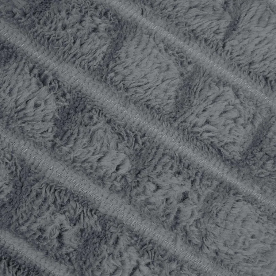 Jeté Gris foncé 200 x 150 cm Toison - 7