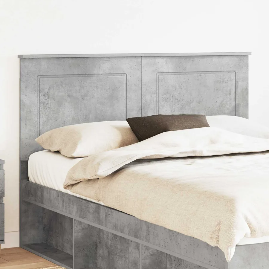 Tête de lit Gris Béton 100 cm Bois d’ingénierie