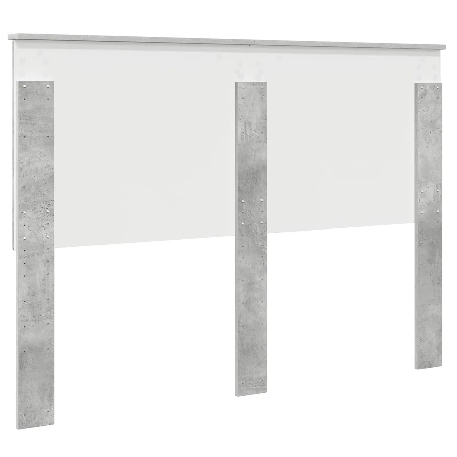 Tête de lit Gris Béton 100 cm Bois d’ingénierie - 6
