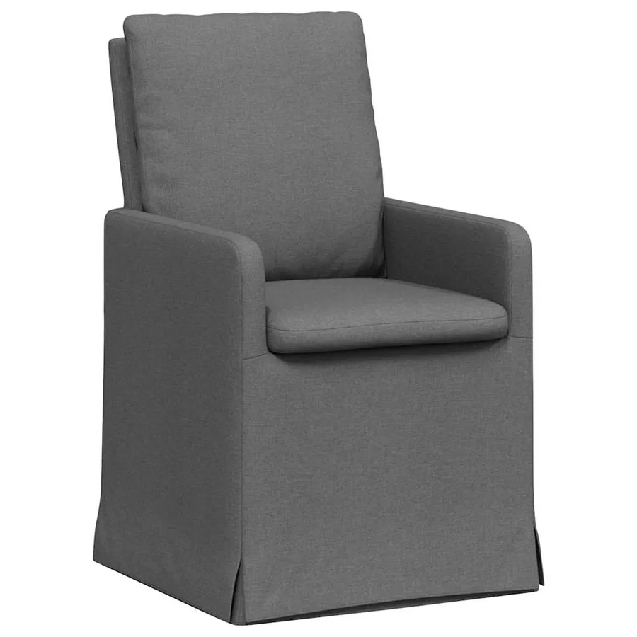 Chaises de salle à manger 2 pcs Gris foncé 57 x 67 x 98 cm - 2