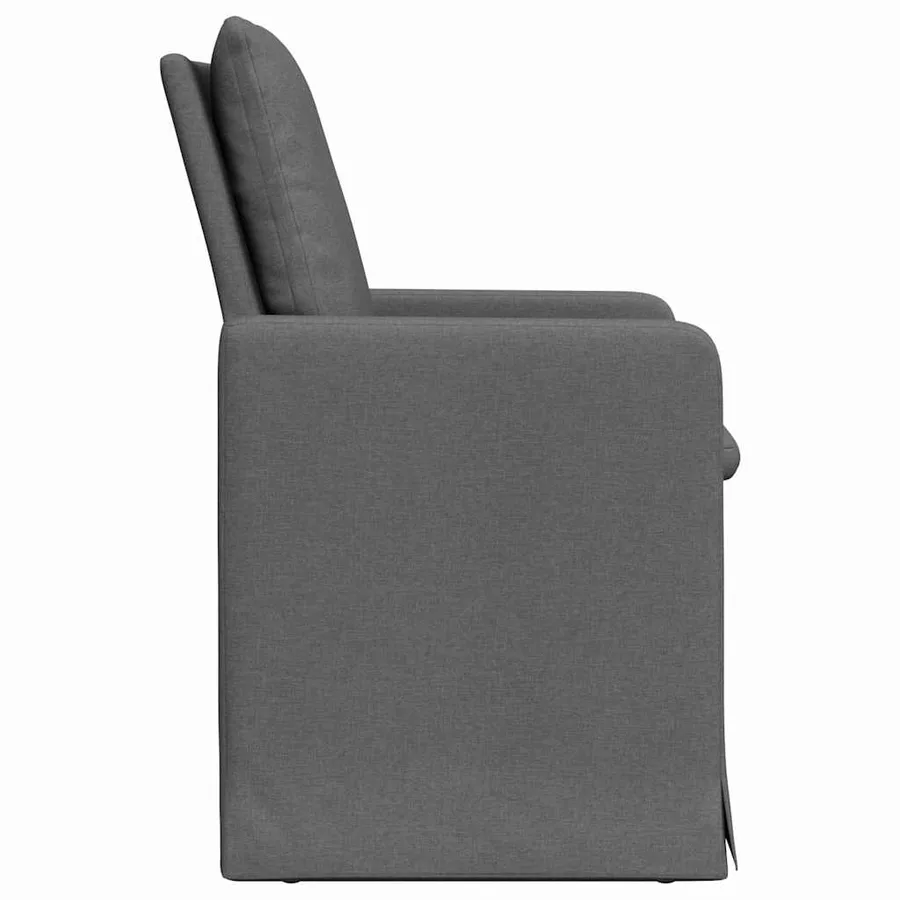 Chaises de salle à manger 2 pcs Gris foncé 57 x 67 x 98 cm - 5