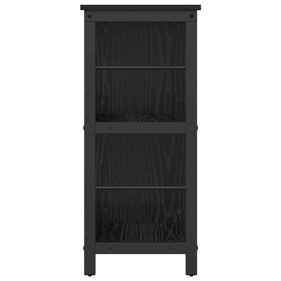 Étagère Chêne noir 102 x 32 x 72,5 cm Bois d'ingénierie - 6