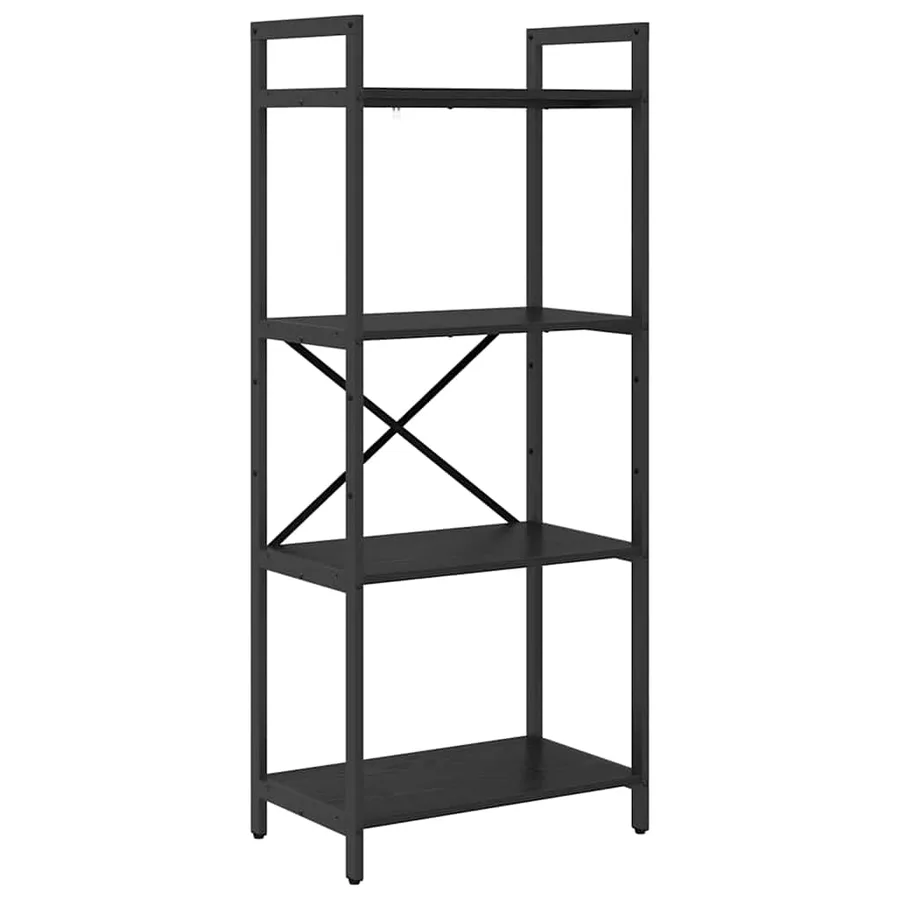 Étagère Chêne noir 56 x 34 x 133,5 cm Bois d'ingénierie - 2