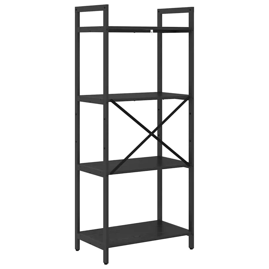Étagère Chêne noir 56 x 34 x 133,5 cm Bois d'ingénierie - 7