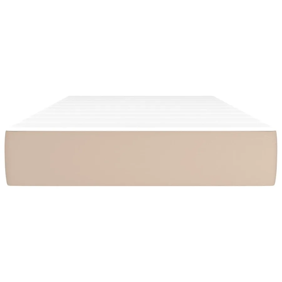 Matelas de lit à ressorts ensachés fermeté moyenne Cappuccino 90x200x20 cm - 3