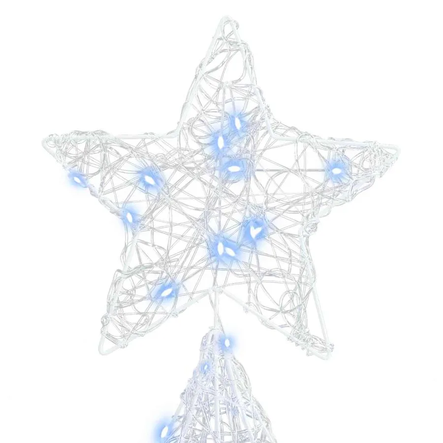 Sapin de Noël avec 240 LED Blanc froid 180 cm Acrylique - 7