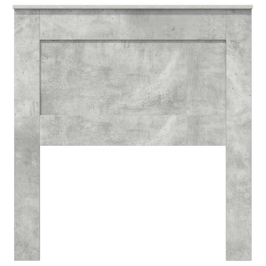 Tête de lit avec tête de lit Gris béton 75 cm Bois d'ingénierie - 4
