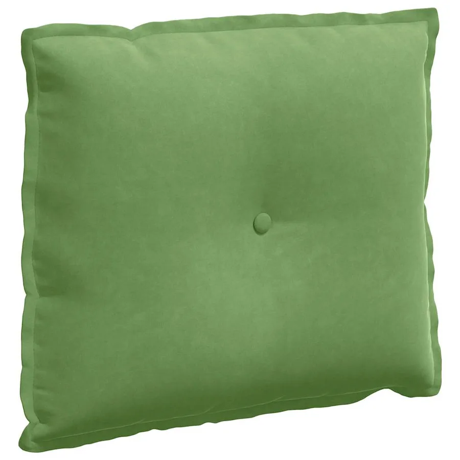 Coussin de Dos Vert clair 60 x 50 cm Tissu en velours côtelé - 2