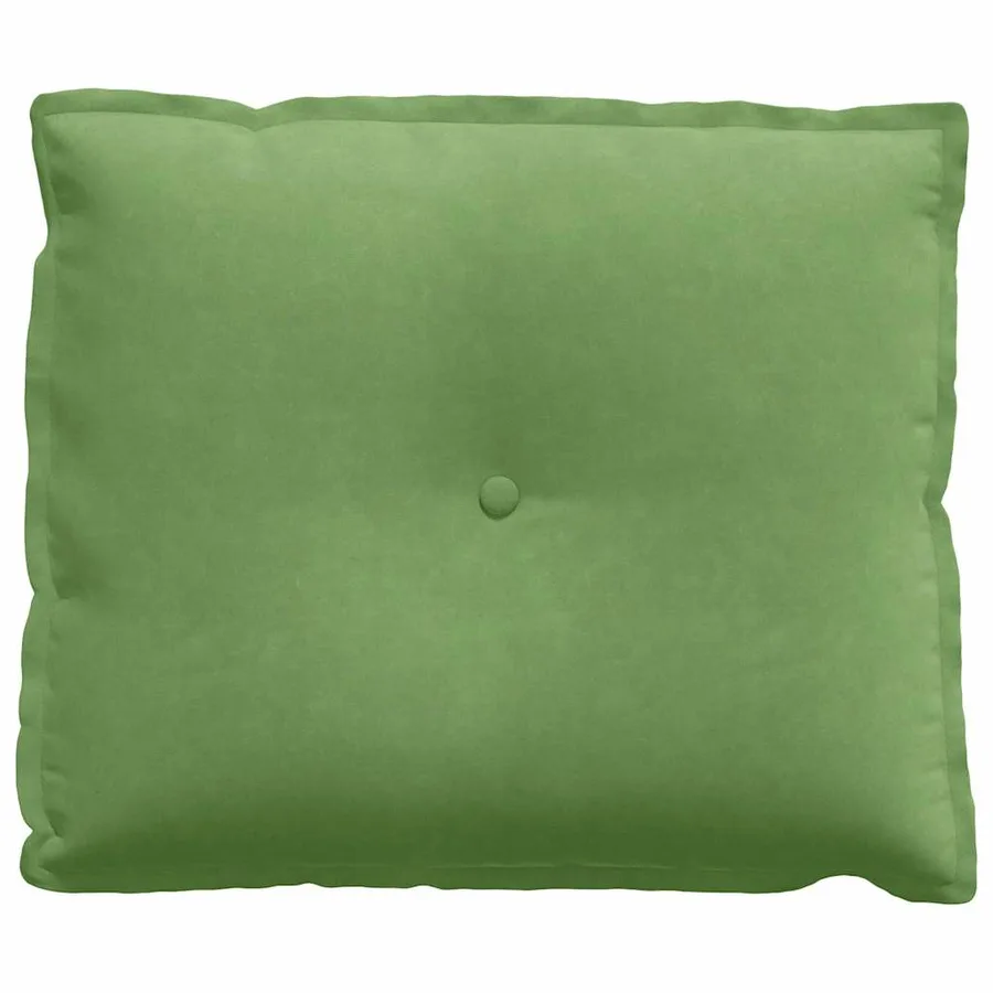 Coussin de Dos Vert clair 60 x 50 cm Tissu en velours côtelé - 5