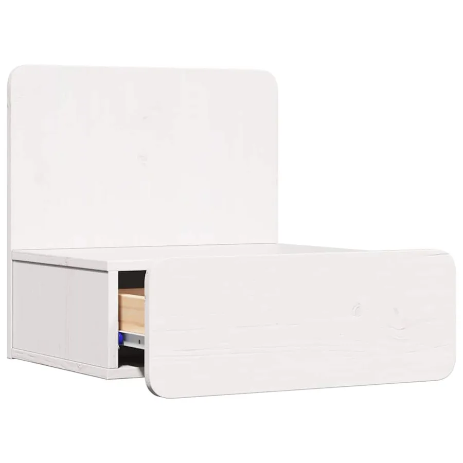 Table de chevet avec tiroir 2 pcs Blanc 44 x 32,5 x 40 cm - 6