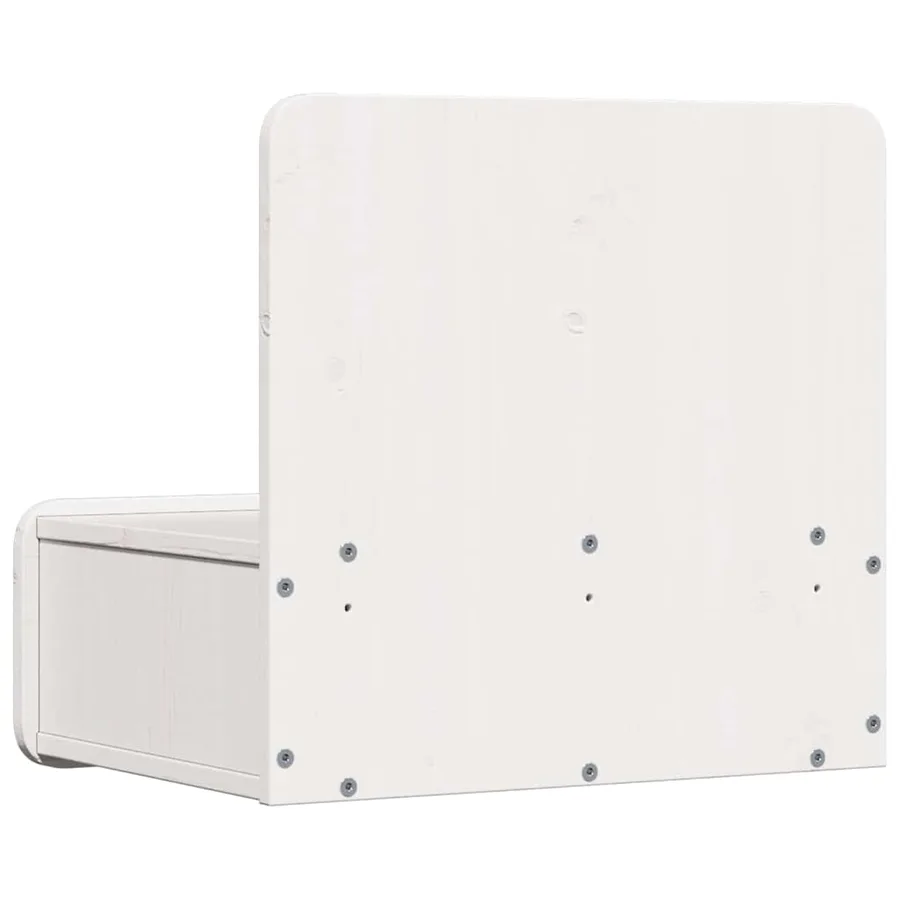 Table de chevet avec tiroir 2 pcs Blanc 44 x 32,5 x 40 cm - 9