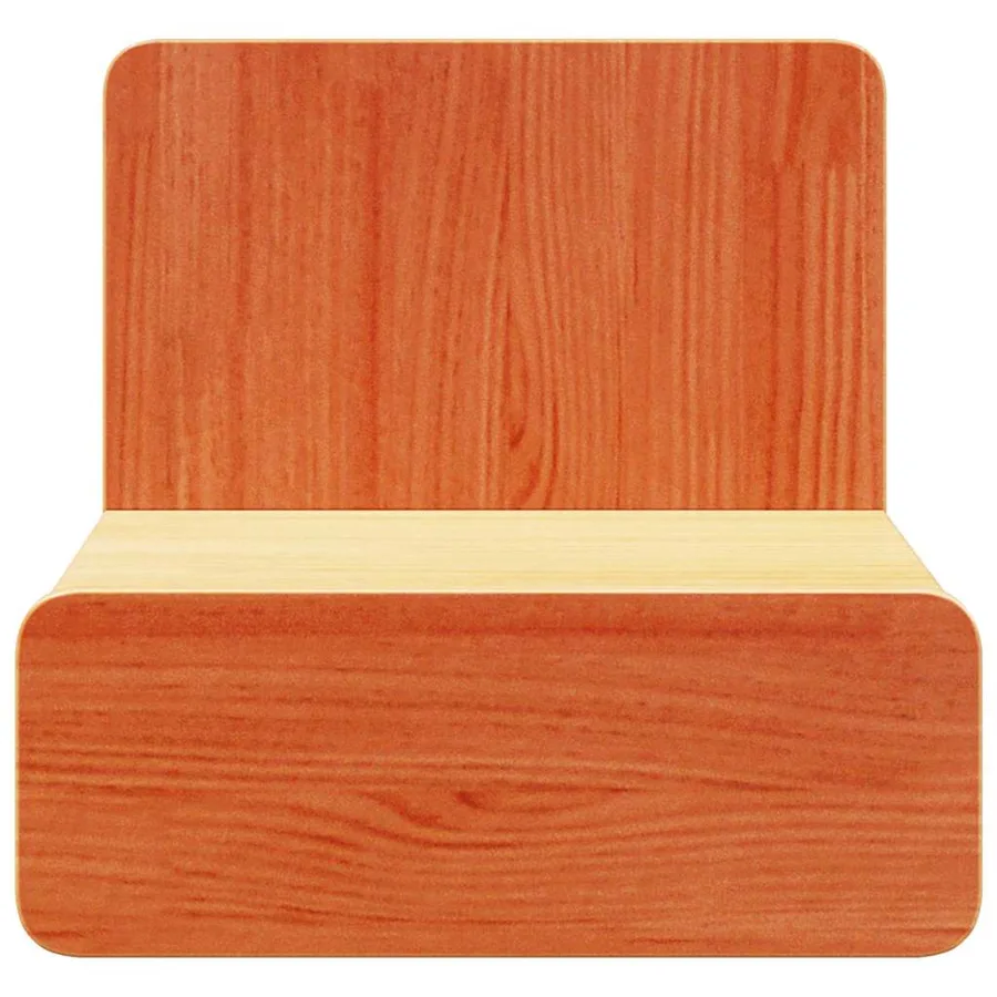 Table de chevet avec tiroir 2 pcs Brun cire 44 x 32,5 x 40 cm - 7