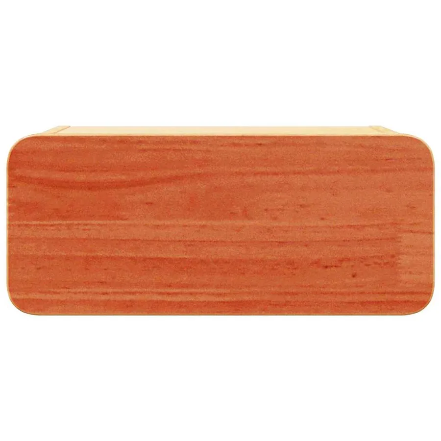 Table de chevet Brun cire 39 x 34 x 16,5 cm Bois massif en pin - 6