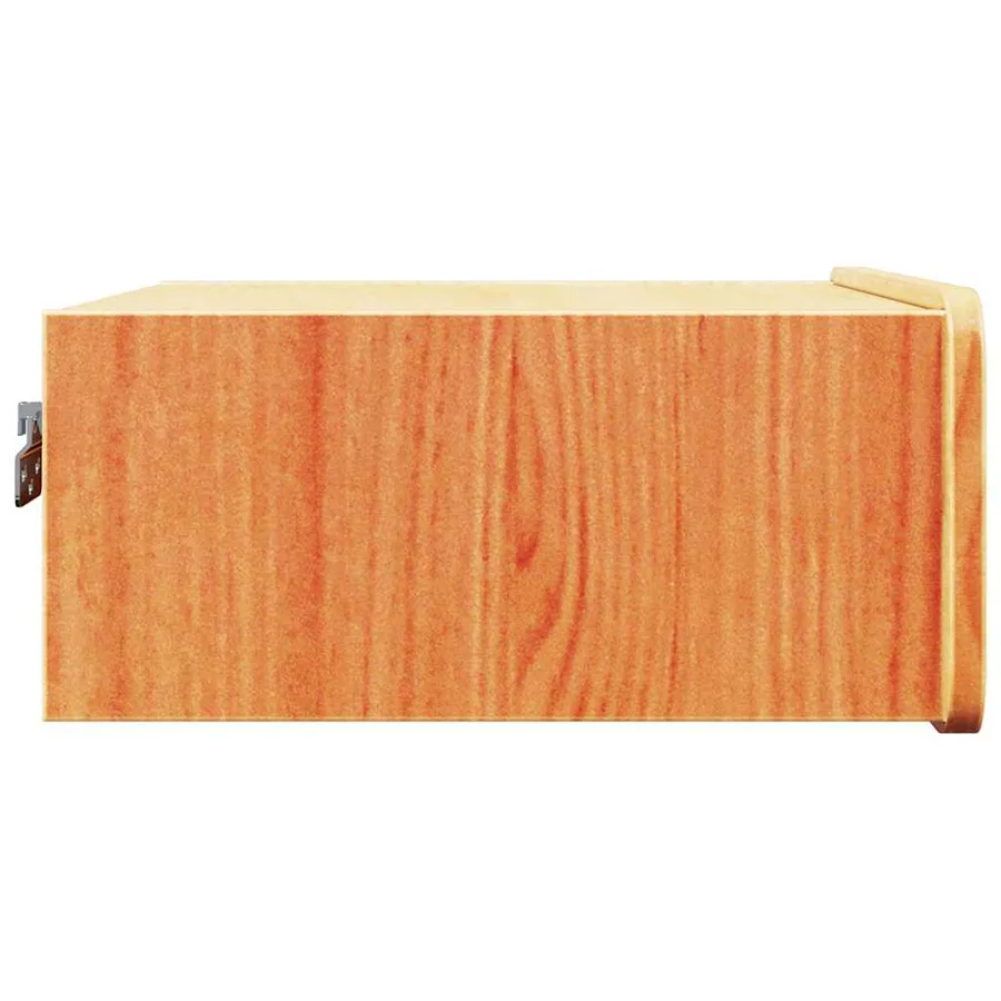 Table de chevet Brun cire 39 x 34 x 16,5 cm Bois massif en pin - 7