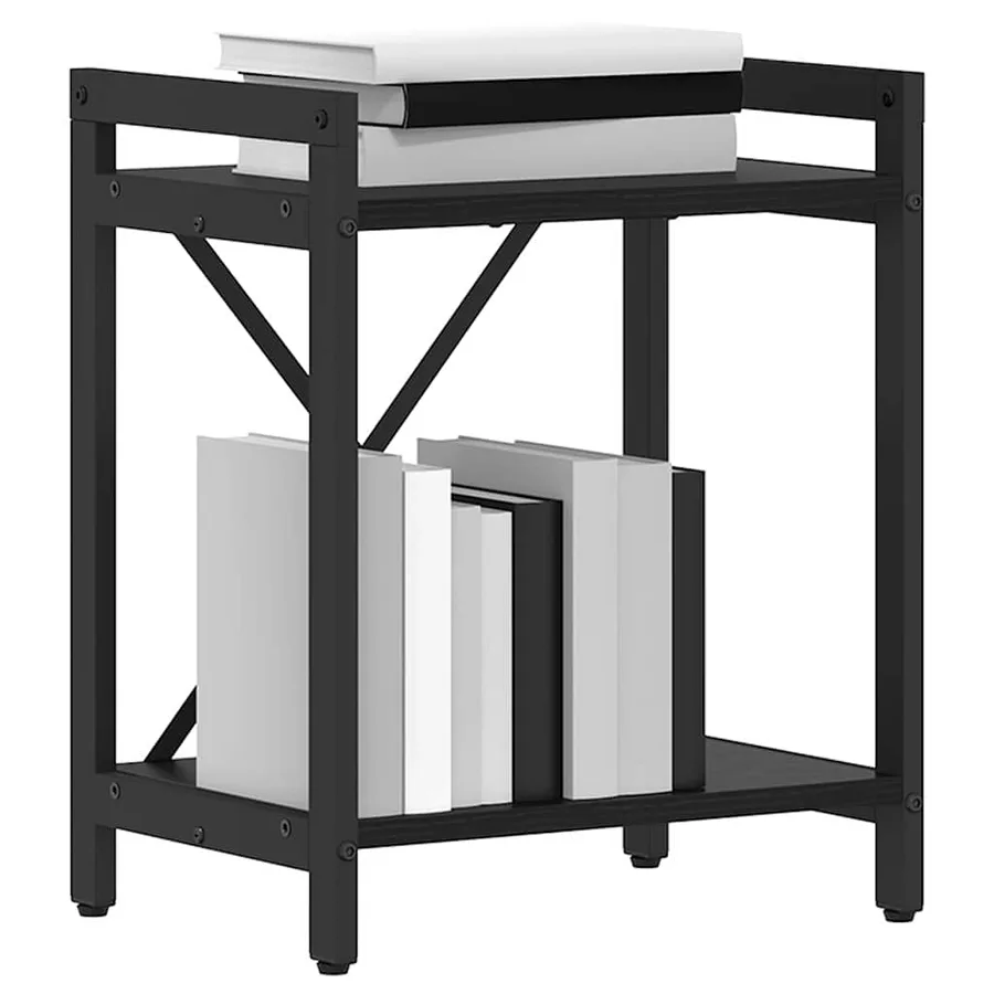 Étagère Chêne noir 40 x 30 x 50 cm Bois d'ingénierie - 3